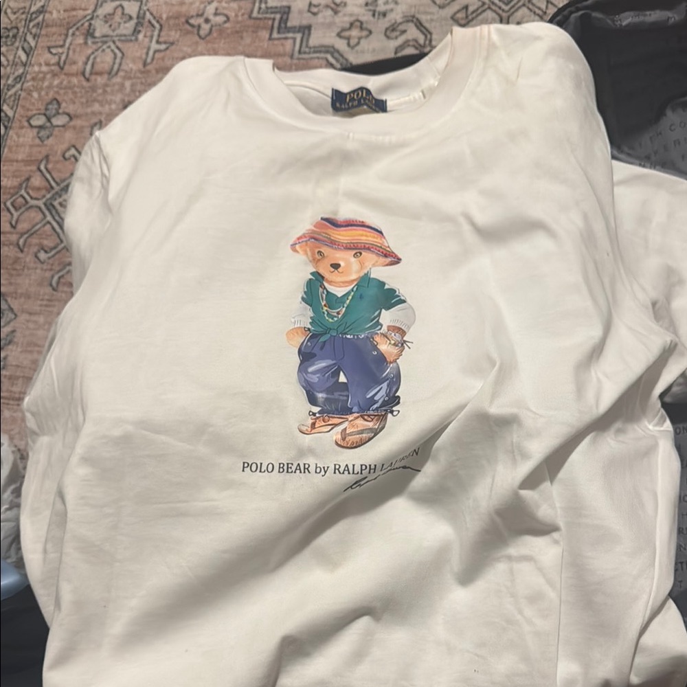 Ralph Lauren women White Polo Bear Shirt